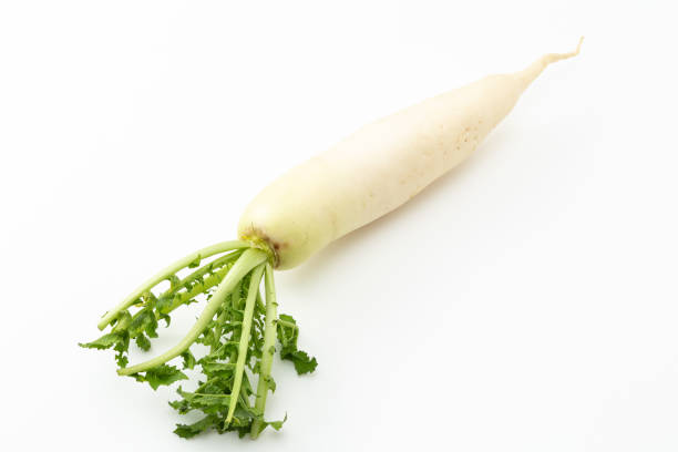 istock Japanese radish on a white background. 1659346490