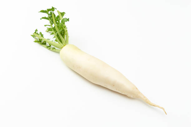 istock Japanese radish on a white background. 1659351514