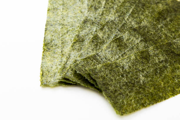 istock A sheet of dried seaweed on a white background. 1659353235