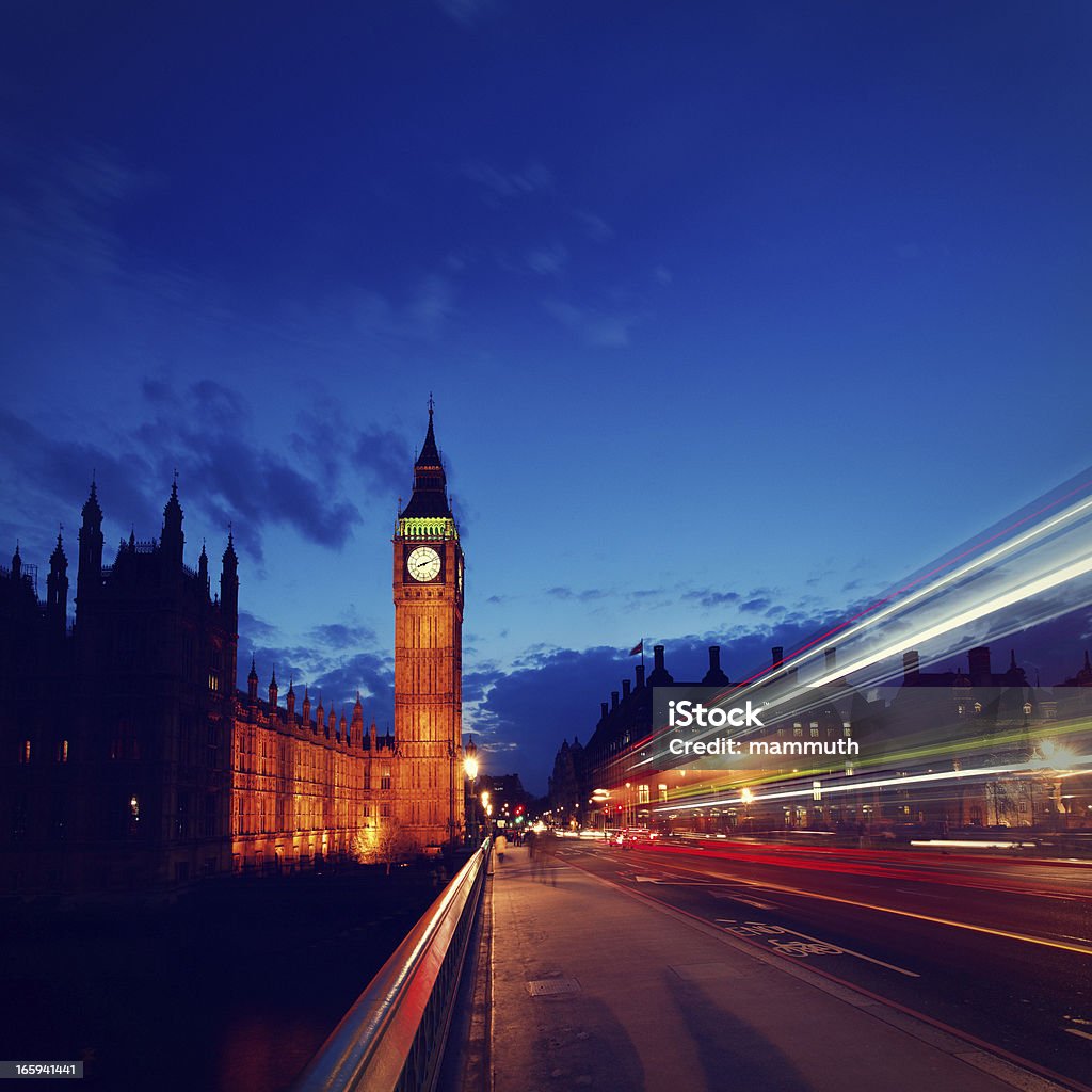 Big Ben bei Sonnenuntergang - Lizenzfrei Abenddämmerung Stock-Foto