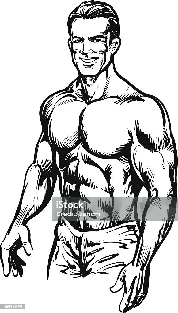 Bodybuilding - Векторная графика Мужчины роялти-фри