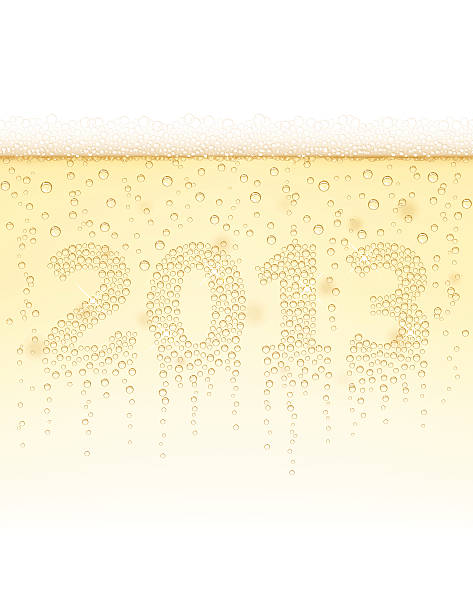 Champagne Background | New Year 2013 vector art illustration