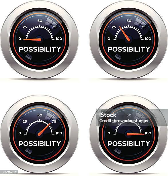 Possibility Dashboard Stock Illustration - Download Image Now - Anticipation, Aspirations, Barometer