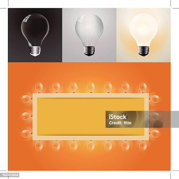 Lampade - Immagini vettoriali stock e altre immagini di Arancione - Arancione, Attrezzatura per illuminazione, Elettricità