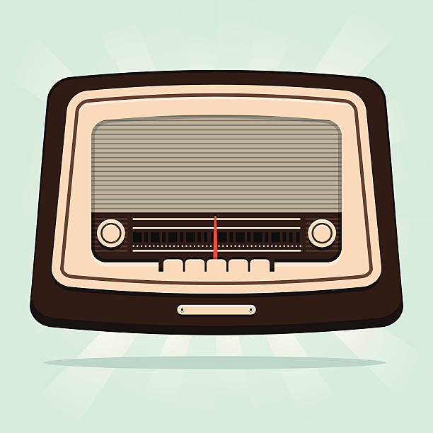 ilustrações, clipart, desenhos animados e ícones de retro rádio - rythm