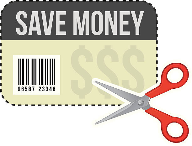 Clipping coupon vector art illustration