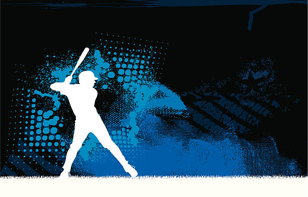 야구공 반죽 배경 그래픽을 - baseball batter stock illustrations