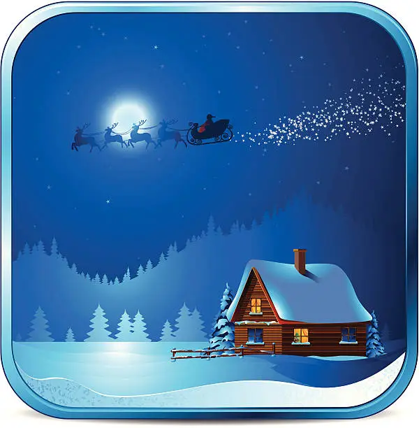 Vector illustration of Christmas Land
