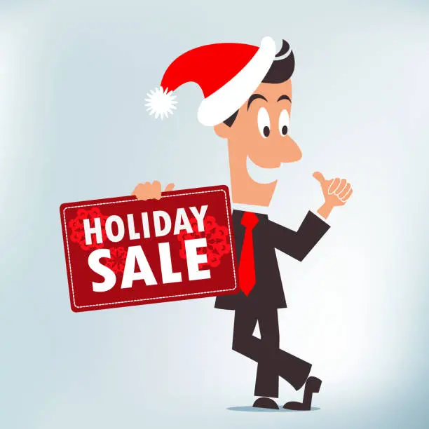 Vector illustration of Holiday Sale