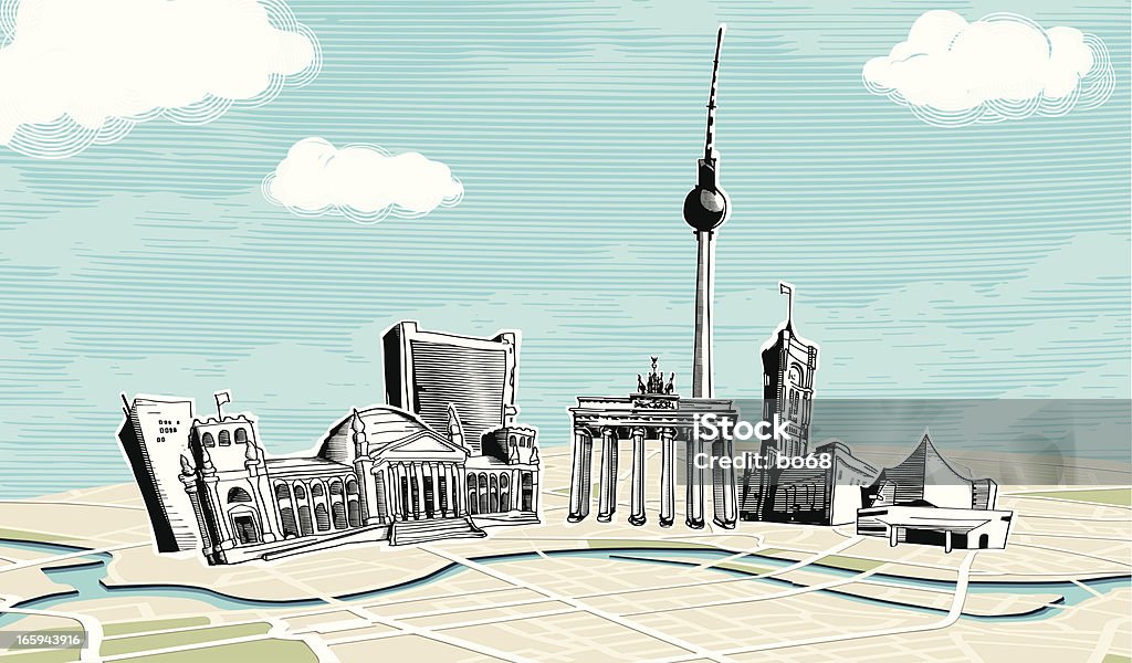Berlín - arte vectorial de Berlín libre de derechos