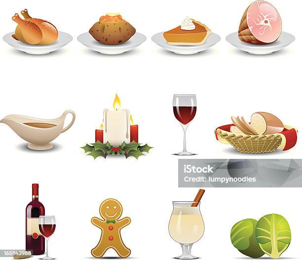 休日の夕食のアイコン - 夕食のベクターアート素材や画像を多数ご用意 - 夕食, 感謝祭, クリスマス
