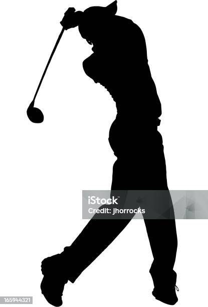 Golfer Silhouette Stock Illustration - Download Image Now - Golfer, In Silhouette, Golf