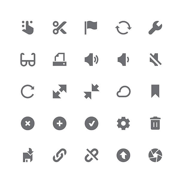 Toolbar & Interface icons | retina series vector art illustration