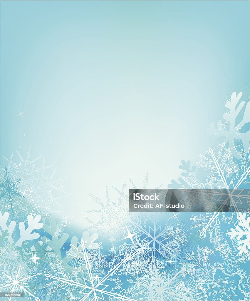 Abstrait fond de neige - clipart vectoriel de Abstrait libre de droits