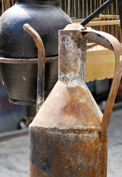 istock old rusty historical metal jug 1659448040