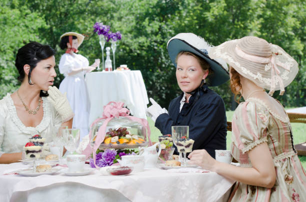 istock Tea Party Victorian Gossip 165944987