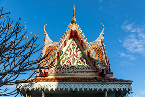 December 2 2023, Bangkok, Thailand :  Wat Ratchabophit Sathitmahasimaram Rajaworavihara, bautiful  architecture and famous temple in Bangkok.
