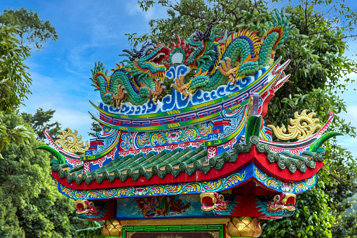 Chao Por Koh Chang Shrine temple, Koh Chang Island, Thailand.