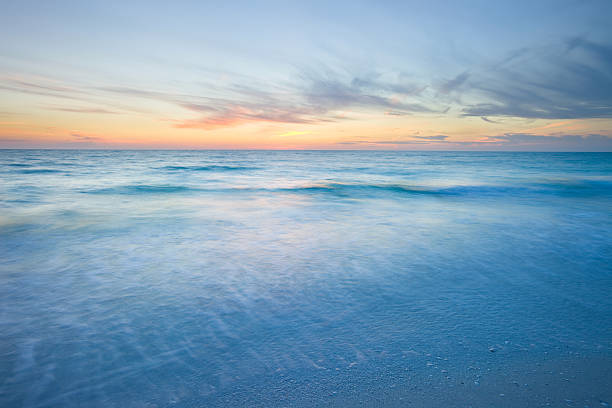 Ocean Beach Sunset Ocean Beach Sunset atlantic ocean stock pictures, royalty-free photos & images