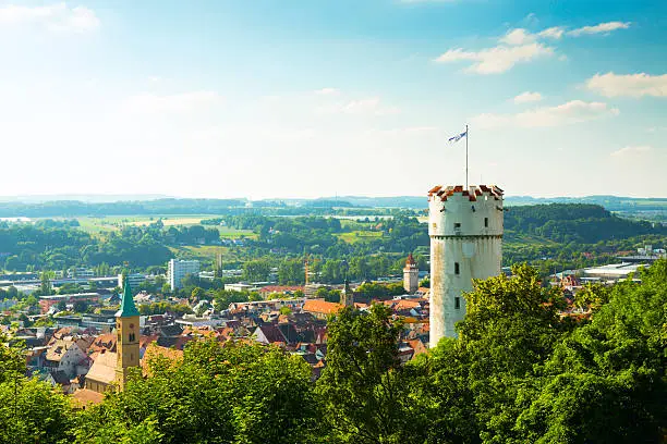 View on Ravensburg - city in Baden-Wurttemberg, Germany.