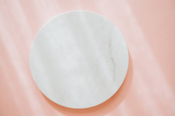 istock White marble cosmetic podium product design 1659487601