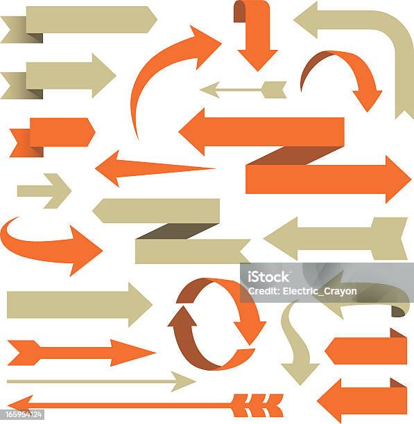 Graphic Icon Set Of Arrow Symbols Stock Illustration - Download Image Now - Arrow - Bow and Arrow, Arrow Symbol, Typescript