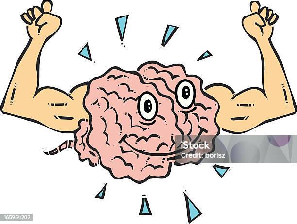 Vetores de Cérebro Flexionando e mais imagens de Lóbulo frontal - Lóbulo frontal, Musculoso, Anatomia