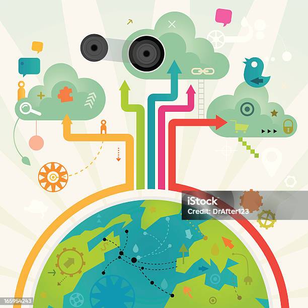 Communication Dans Le Monde Entier Vecteurs libres de droits et plus d'images vectorielles de Affaires d'entreprise - Affaires d'entreprise, Affaires internationales, Bulle de dialogue