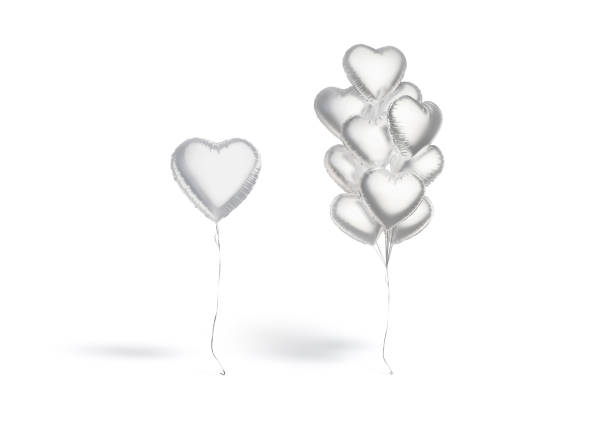Young asian woman with colored balloons