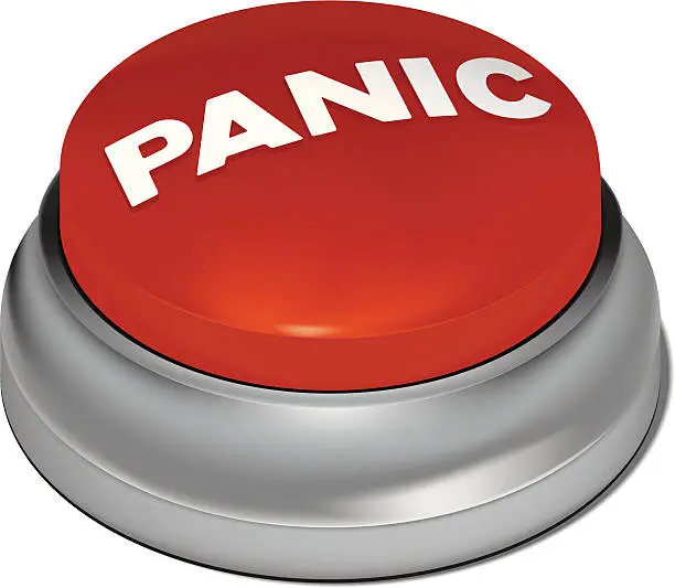 Vector illustration of Panic Button