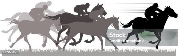 Speed Horse Racing Stock Illustration - Download Image Now - Vector, Horse, Horse Racing