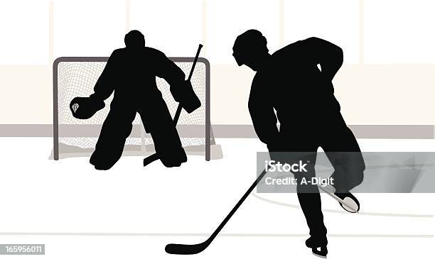 Icehockey — стоковая векторная графика и другие изображения на тему Men's Ice Hockey - Men's Ice Hockey, Атлет, Векторная графика