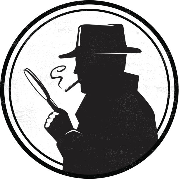 bildbanksillustrationer, clip art samt tecknat material och ikoner med inspector - detektiv