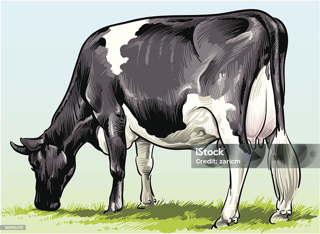 De vache - clipart vectoriel de Animaux domestiques libre de droits