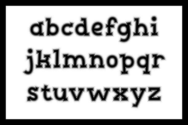 istock Versatile Collection of Paper Cutout Alphabet Letters for Various Uses 1659565426