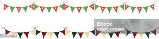 Simple Holiday Bunting Stock Illustration - Download Image Now - Bunting, Celebration, Celebration Event