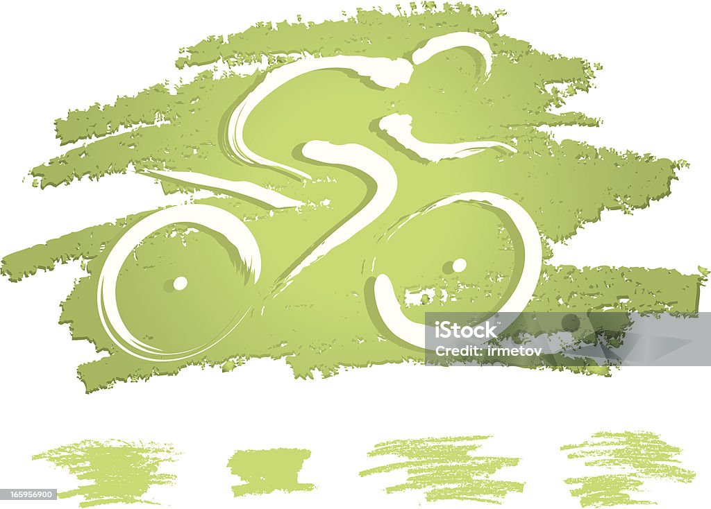 Icono de ciclismo - arte vectorial de Adulto libre de derechos