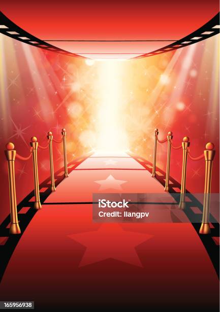 Red Carpet Film Stock Illustration - Download Image Now - Red Carpet Event, Building Entrance, Roped Off