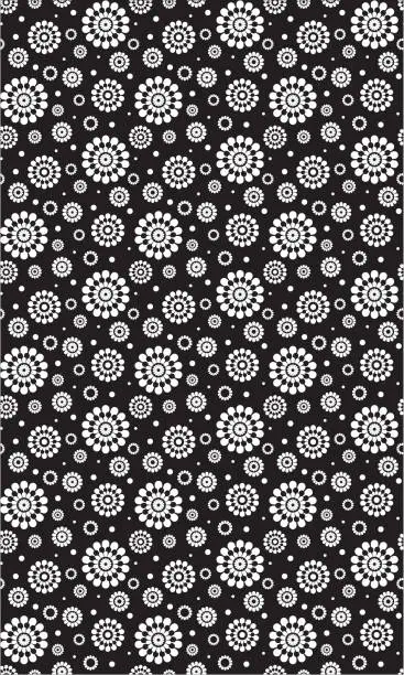 Vector illustration of Stylish Daisy Pattern