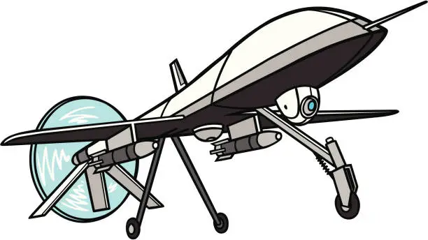 Vector illustration of Drone