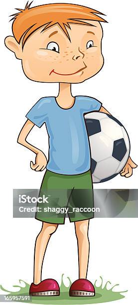 Footballer Stock Illustration - Download Image Now - Babies Only, Baby - Human Age, Baby Boys