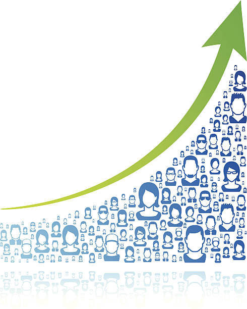 نمودار رشد مخاطب و جامعه کاربری