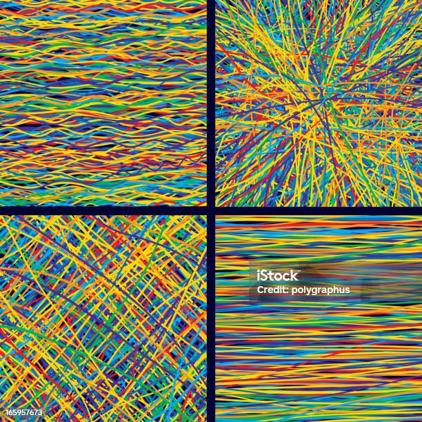 Абстрактный Фоны — стоковая векторная графика и другие изображения на тему Волновой рисунок - Волновой рисунок, Штриховой рисунок, Абстрактный