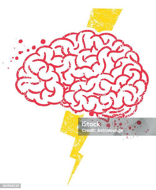 Ilustración de Tormenta Del Cerebro y más Vectores Libres de Derechos de Cerebro - Cerebro, Nube, Plantilla - Equipo de arte y artesanía