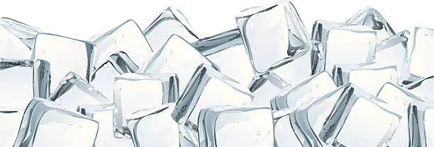 Vector illustration of ice