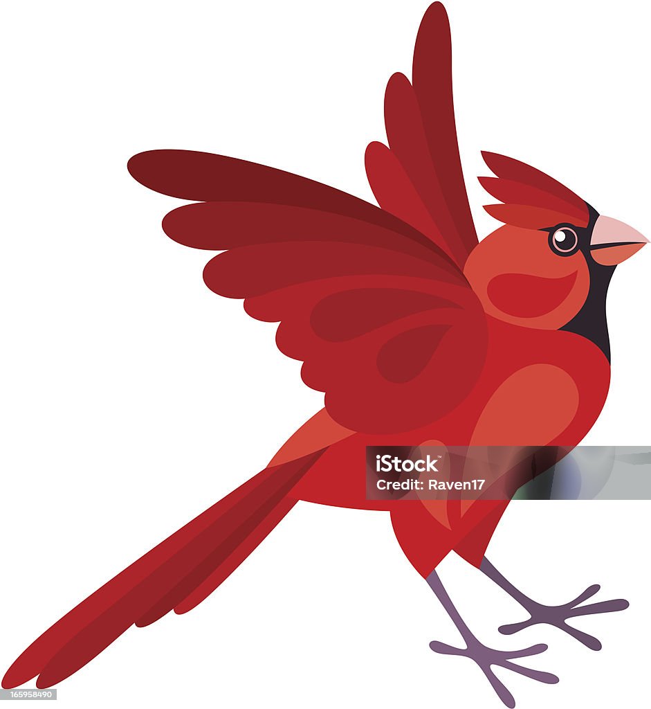 Oiseau Cardinal - clipart vectoriel de Cardinal - Oiseau libre de droits