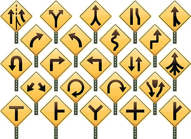 Vector illustration of Road Sign