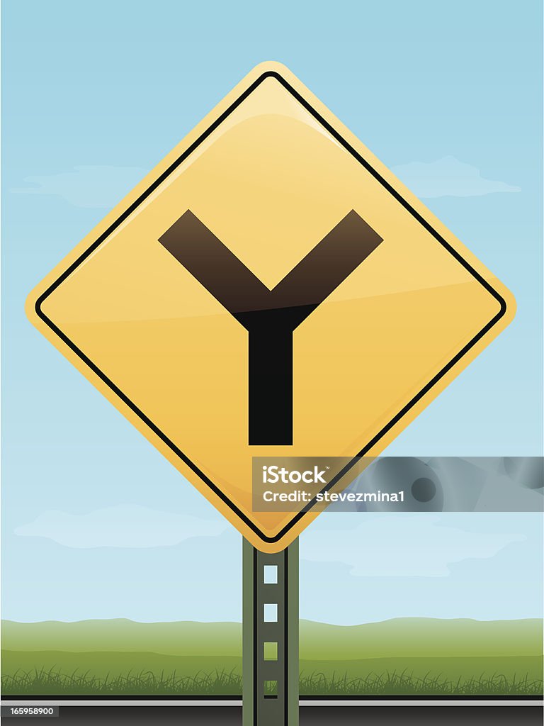 Skrzyżowanie Znak drogowy - Grafika wektorowa royalty-free (Arteria)
