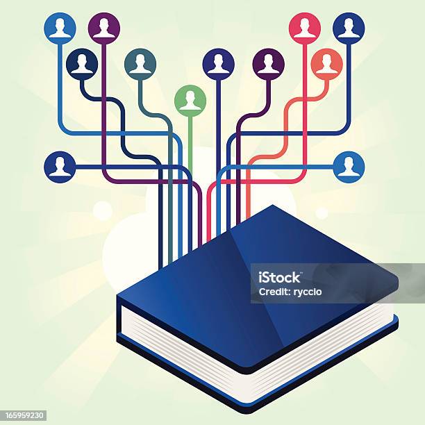 Blue Book 연락처가 공동체에 대한 스톡 벡터 아트 및 기타 이미지 - 공동체, 등측투영법, 디자인 요소