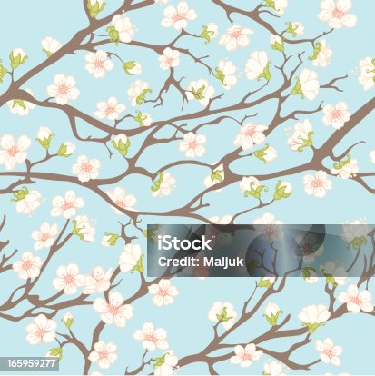 istock Spring seamless pattern 165959277